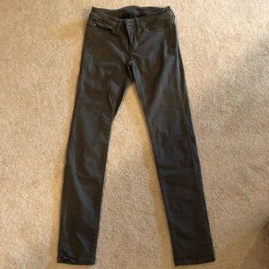 Olive Green Jeans Size 0